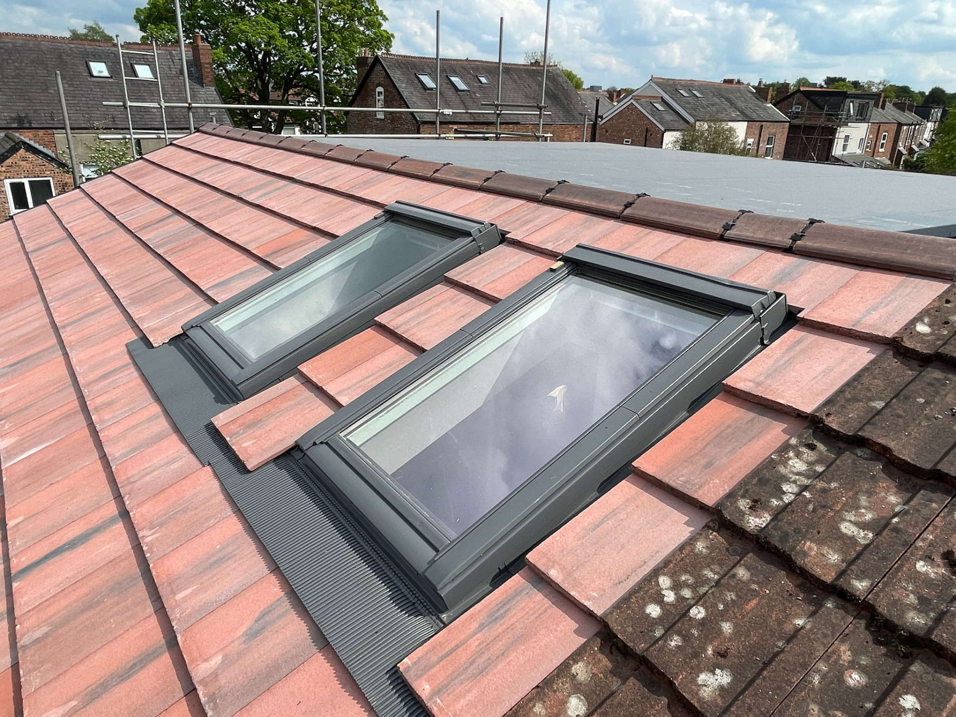 An image showing our roofing work